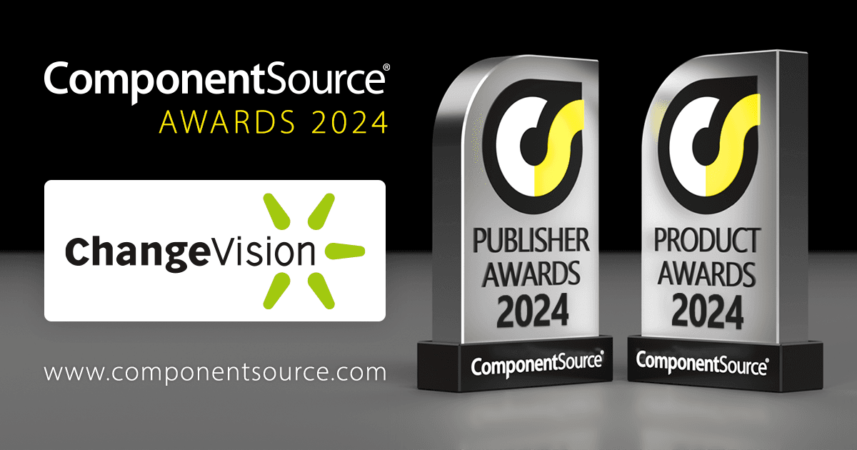 Change Vision Wins Two ComponentSource Awards