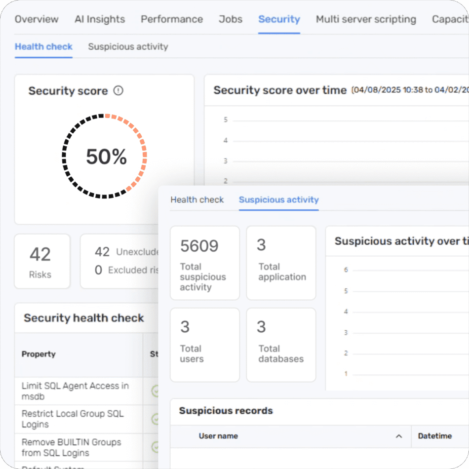 xMaster MSSQL Data Security, Shield your servers and keep your data secure at all times with intelligent safeguards.