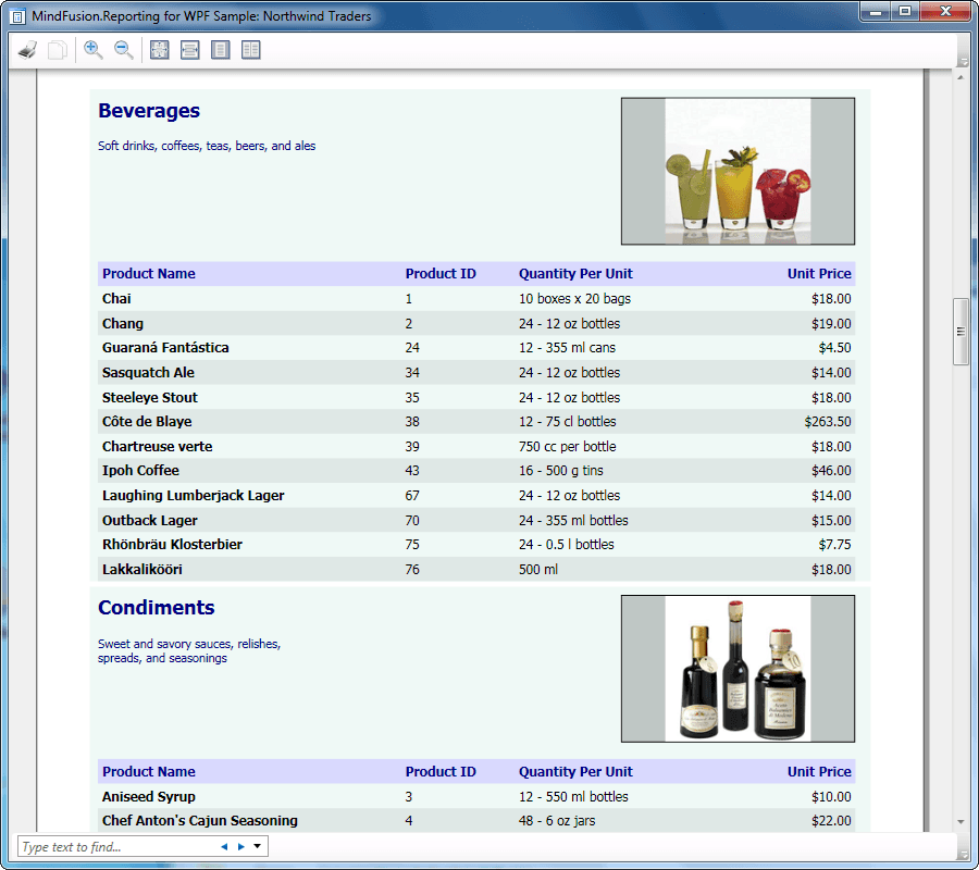 MindFusion.Reporting for WPF launched