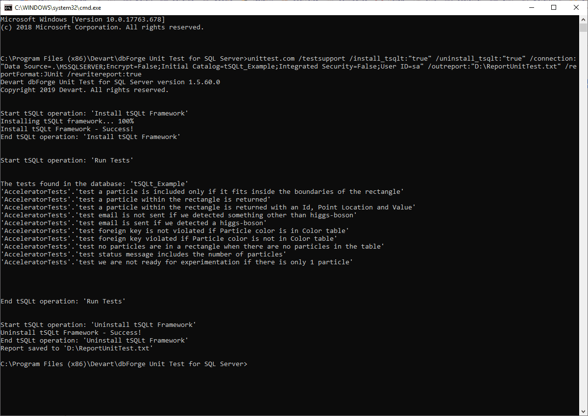 imagen del producto dbForge Unit Test