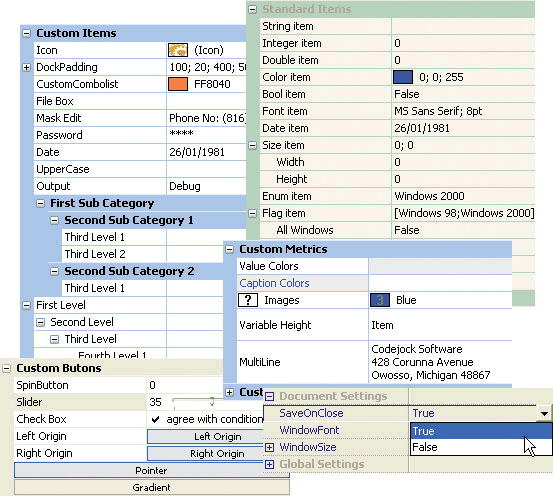 Codejock Grid Control Visual C++ MFC