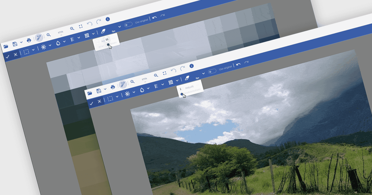 Enhance Image Creativity with Blur and Pixelate