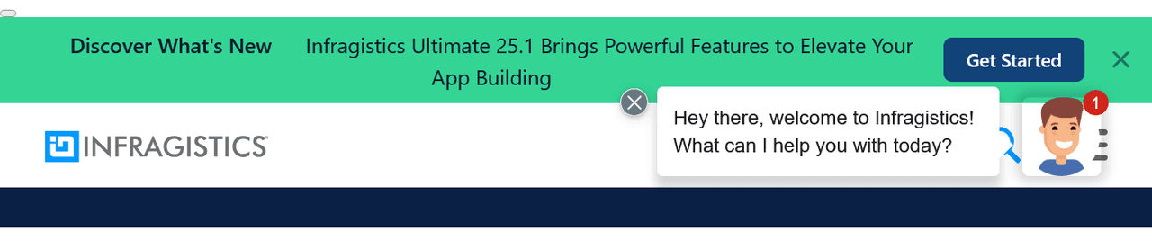 Infragistics Ultimate UI for ASP.NET MVC UI Navigation Controls product image