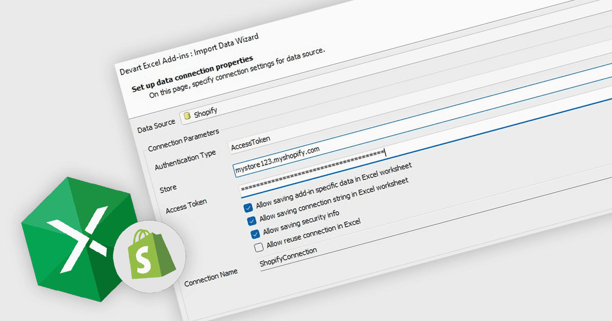 Shopify-Daten mit nahtloser Excel-Integration analysieren