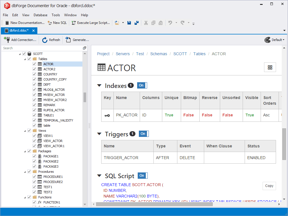 imagem do produto dbForge Documenter