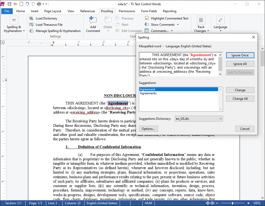imagem do produto TX Spell .NET for WinForms and ASP.NET