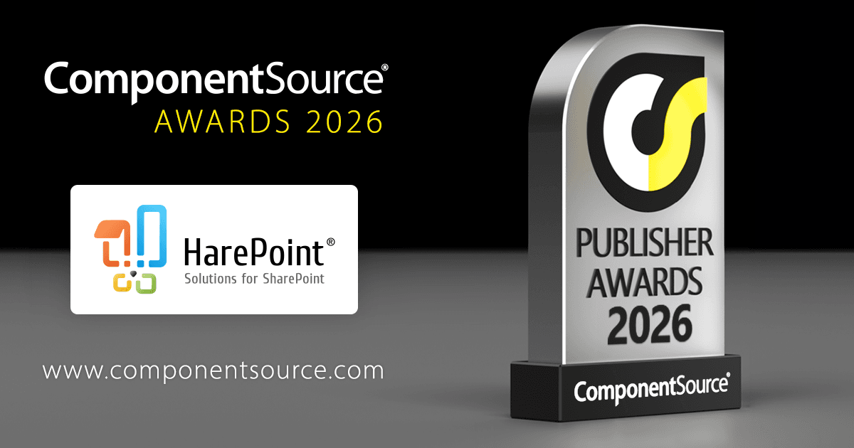 HarePoint Wins ComponentSource Award