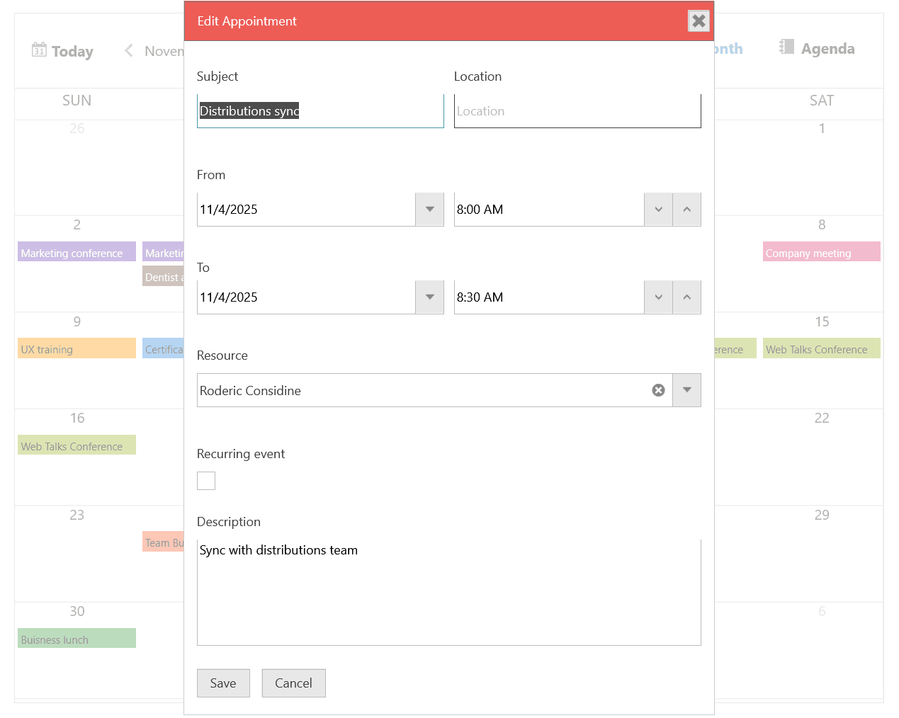 Infragistics Ultimate UI for ASP.NET Core UI Input Controls product image