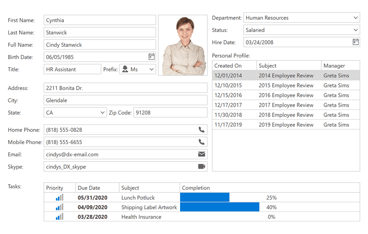 imagem do produto DevExpress WPF Data Editors