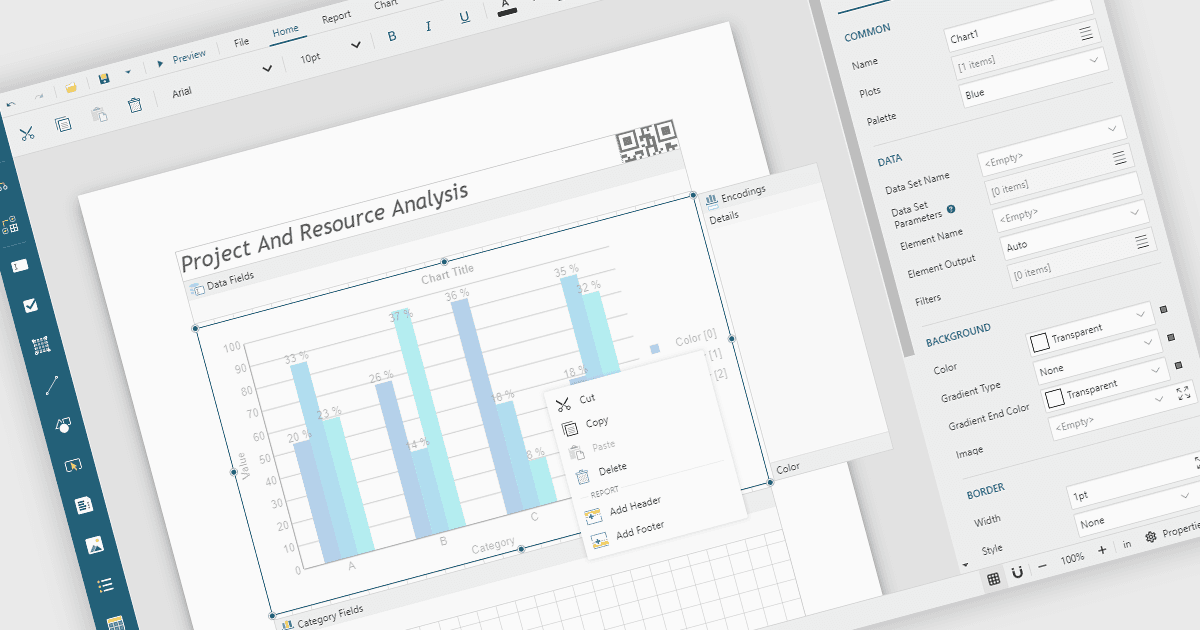 Visually Design Professional Reports with Ease