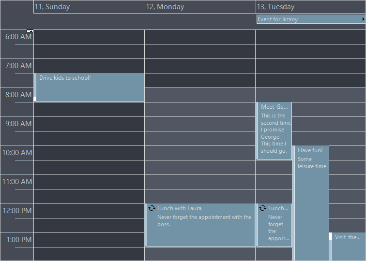 MindFusion.Scheduling for WinForms product image