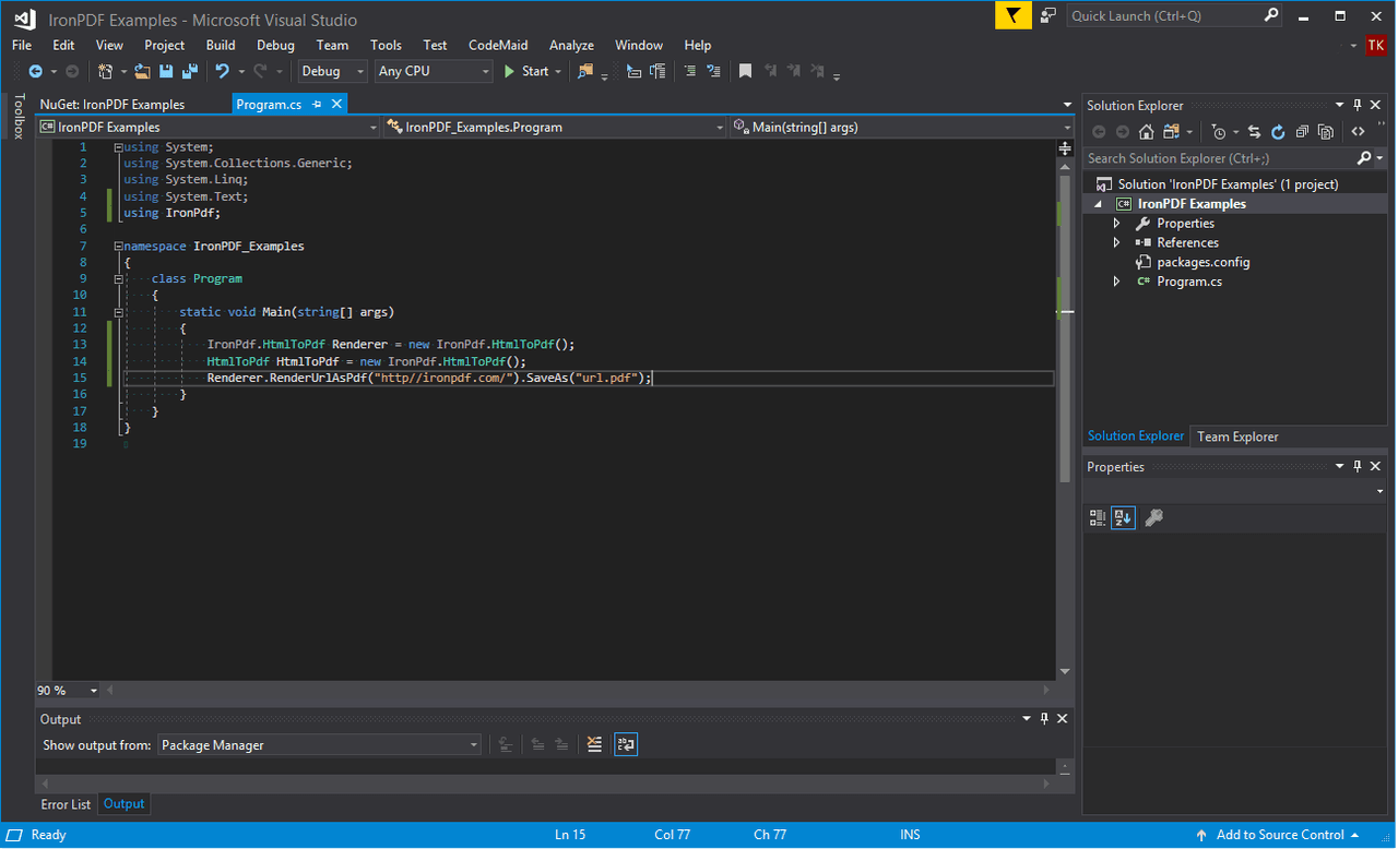 imagen del producto IronPDF for .NET