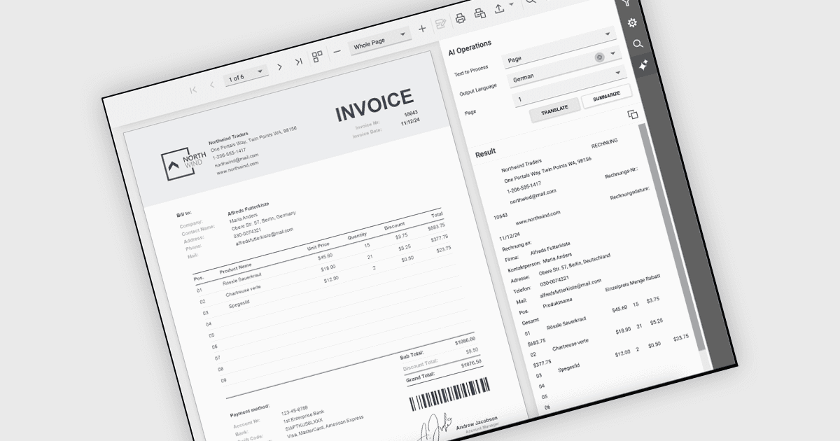 Enhance Reports with AI Summarize and Translate