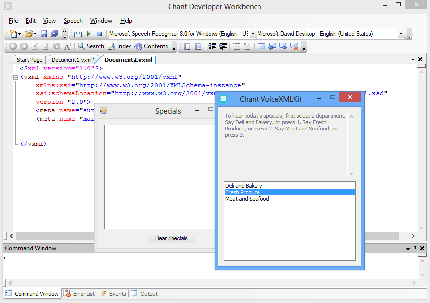 Chant VoiceXMLKit released