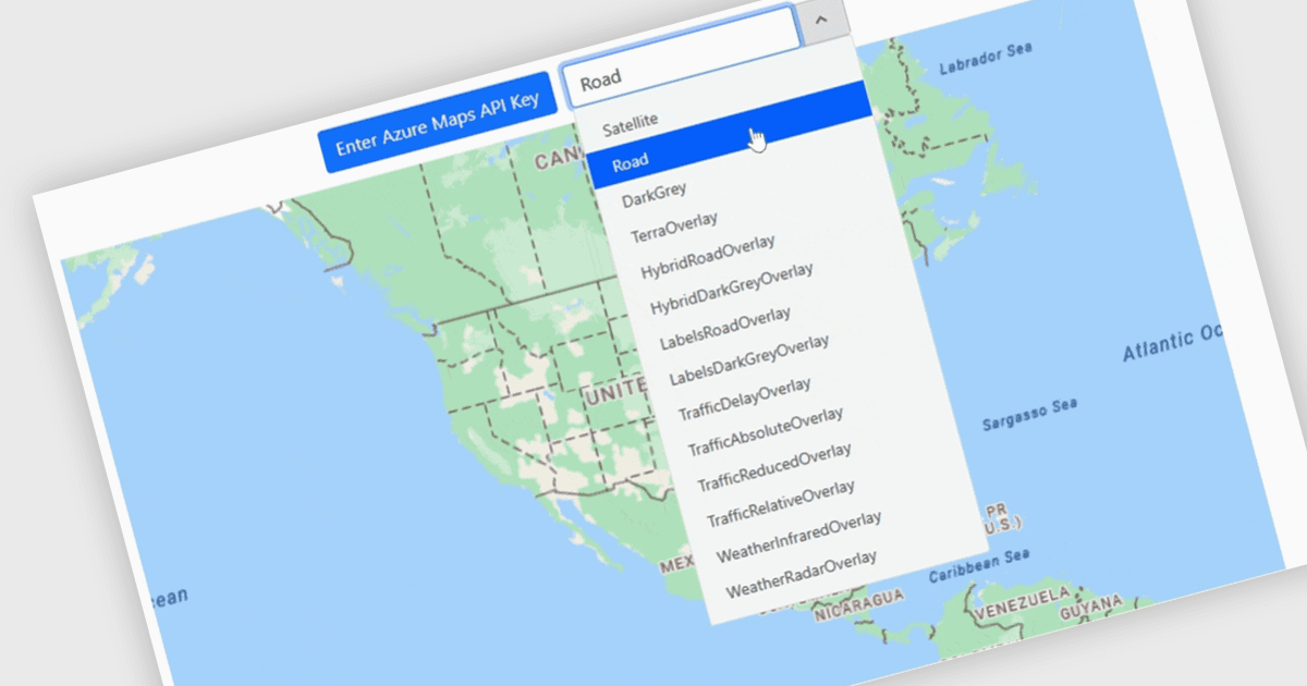 Azure Map-Ebenen zu geografischen Karten hinzufügen