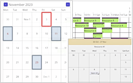 Add calendar and scheduling functionality to your .NET MAUI applications.