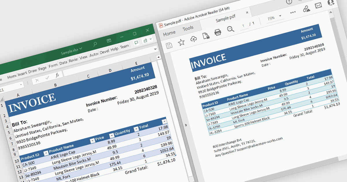 Convert Excel to PDF Without Leaving the Viewer
