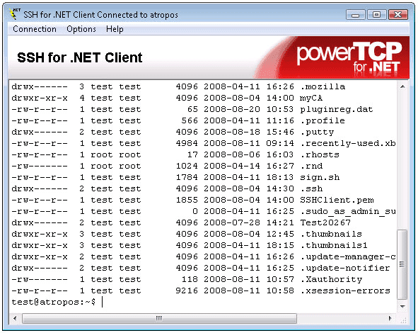 You can upload, download & delete files, parse listings automatically, cancel transfers and more.