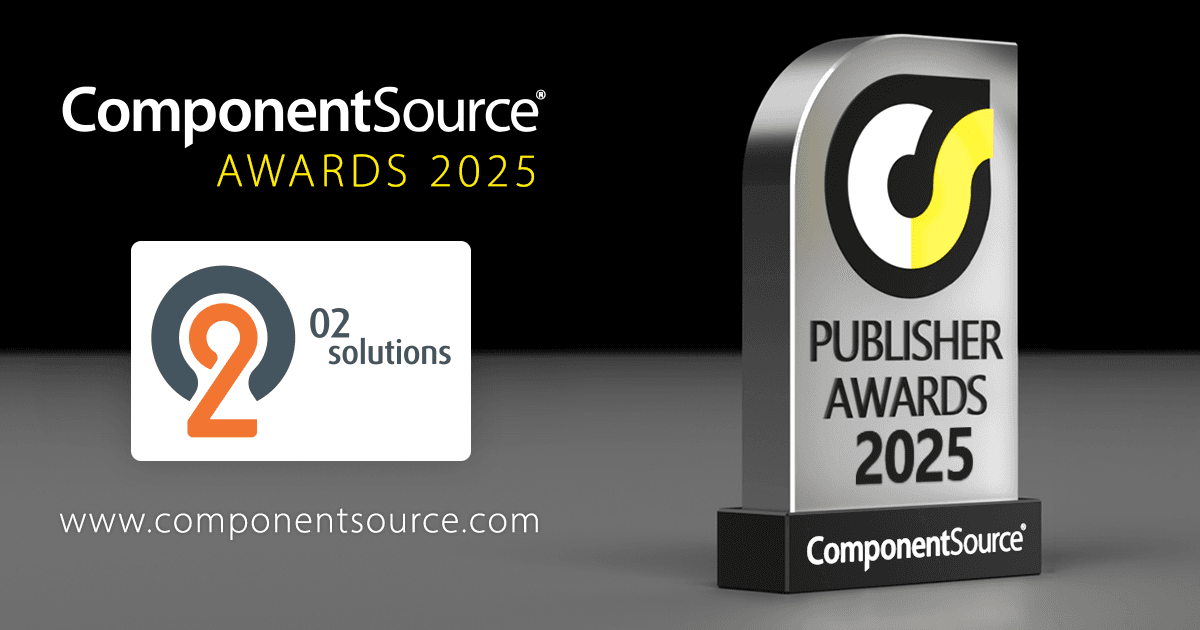 O2 Solutions Wins ComponentSource Award