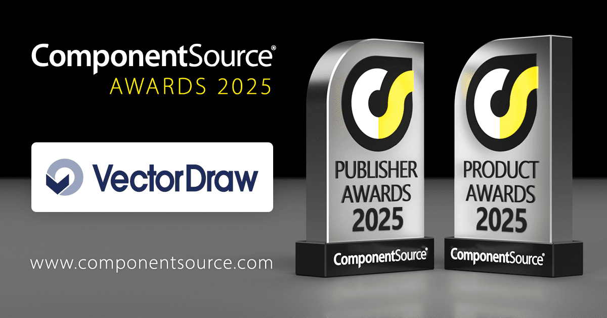 VectorDraw Wins Two ComponentSource Awards