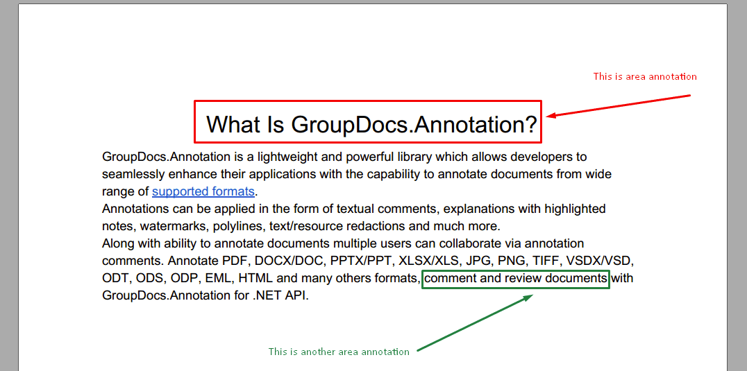 GroupDocs.Annotation