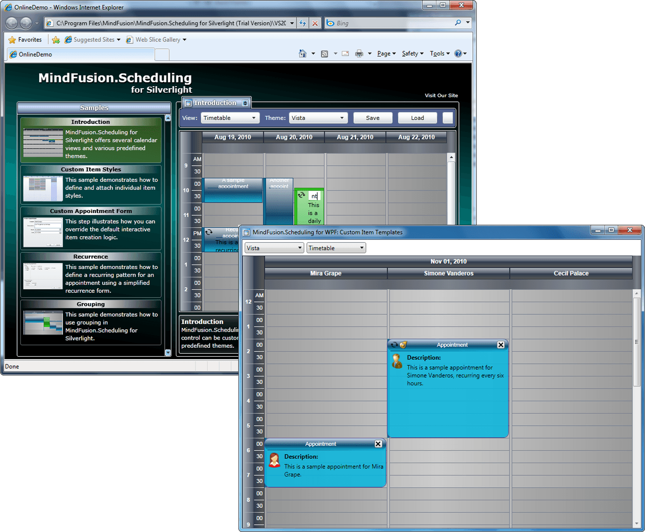 MindFusion.Scheduling Pack now available