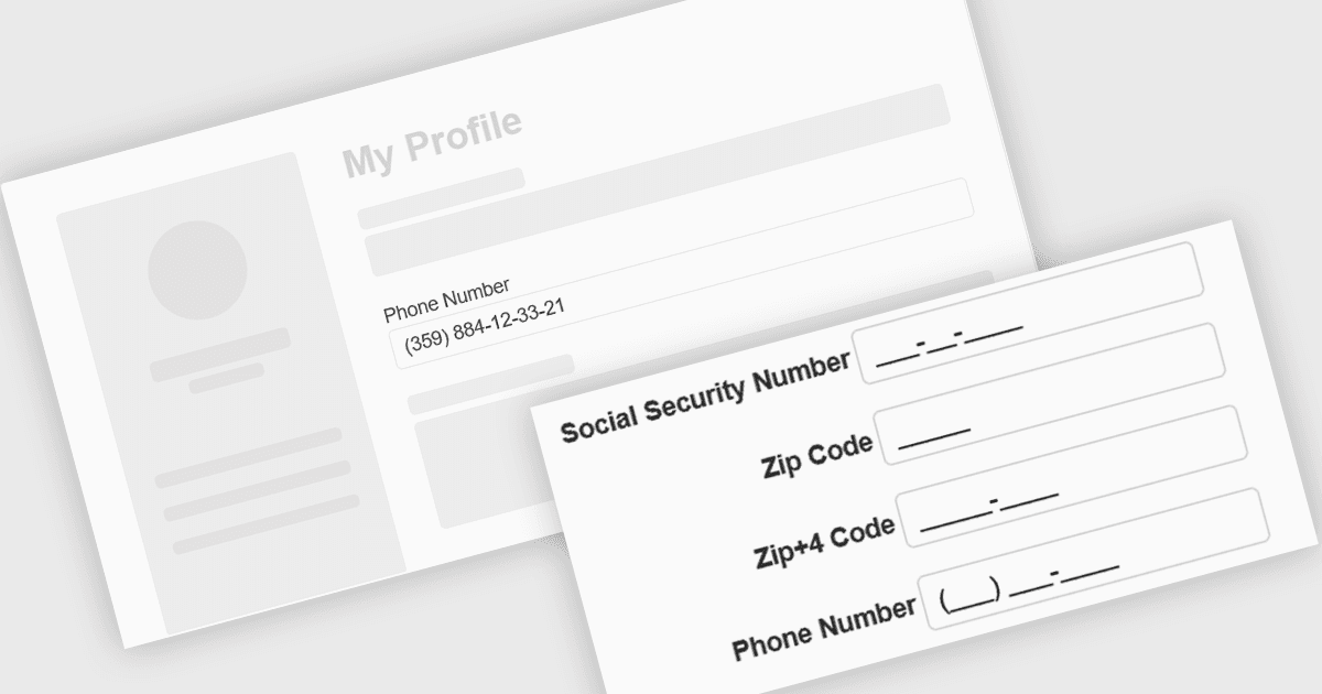 Raise Data Entry Accuracy with Smart Input Masking