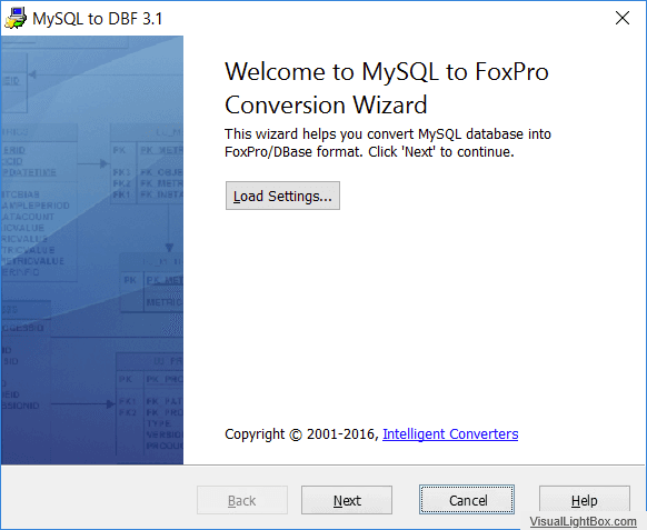 MySQL to FoxPro product image