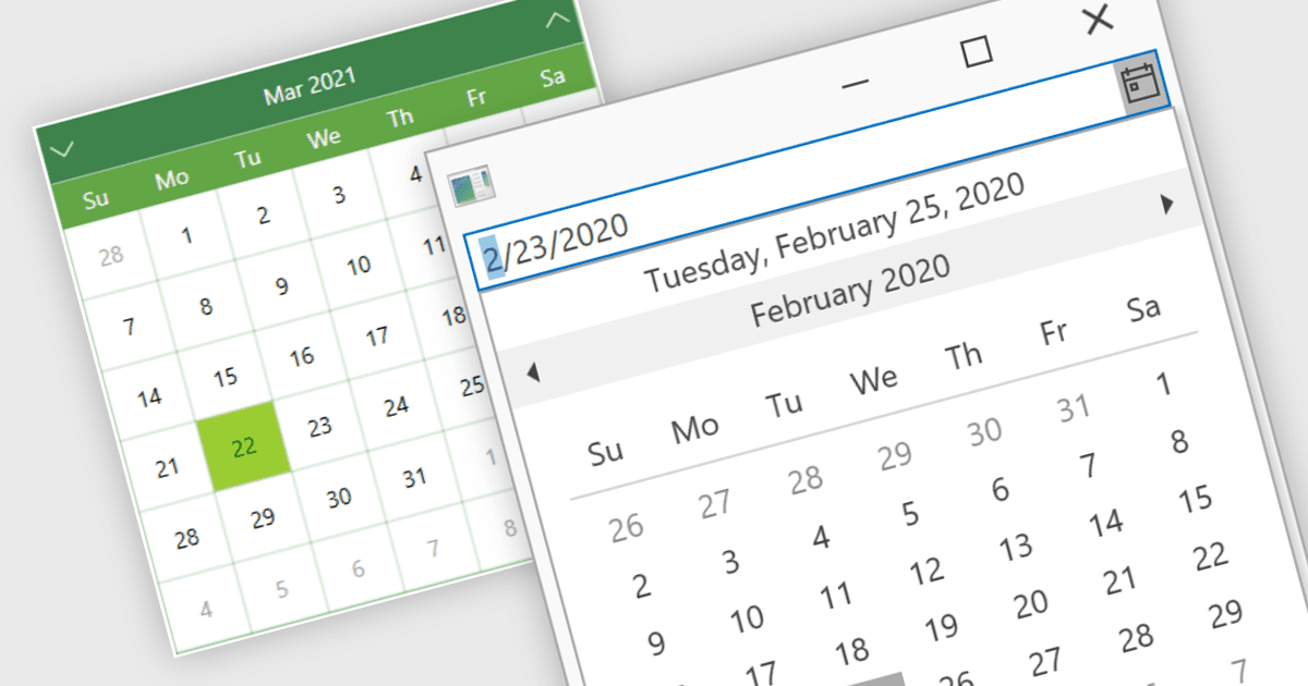 Allow Users to Visually Navigate Dates