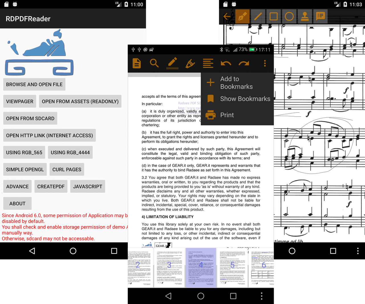 Render, manipulate and annotate PDF files on Android.