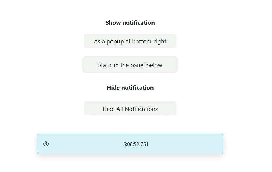 Telerik UI for ASP.NET Core UI Notification Controls 產品圖片