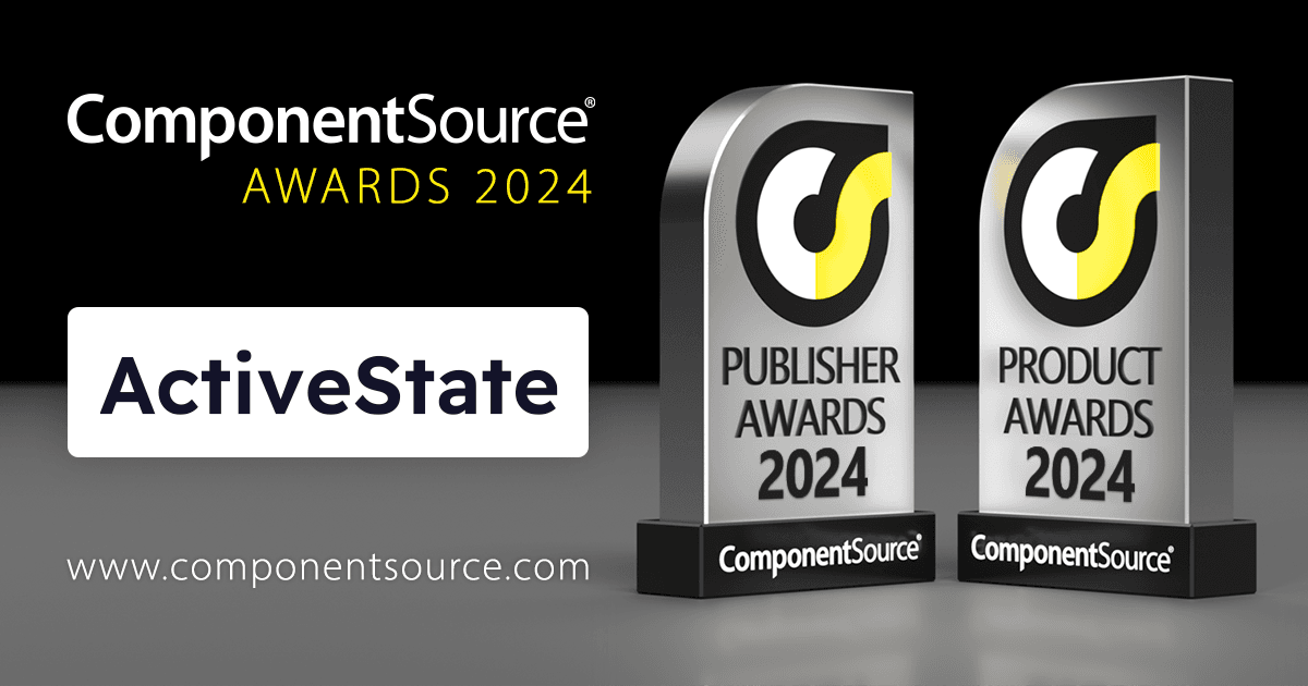 ActiveState Wins Two ComponentSource Awards