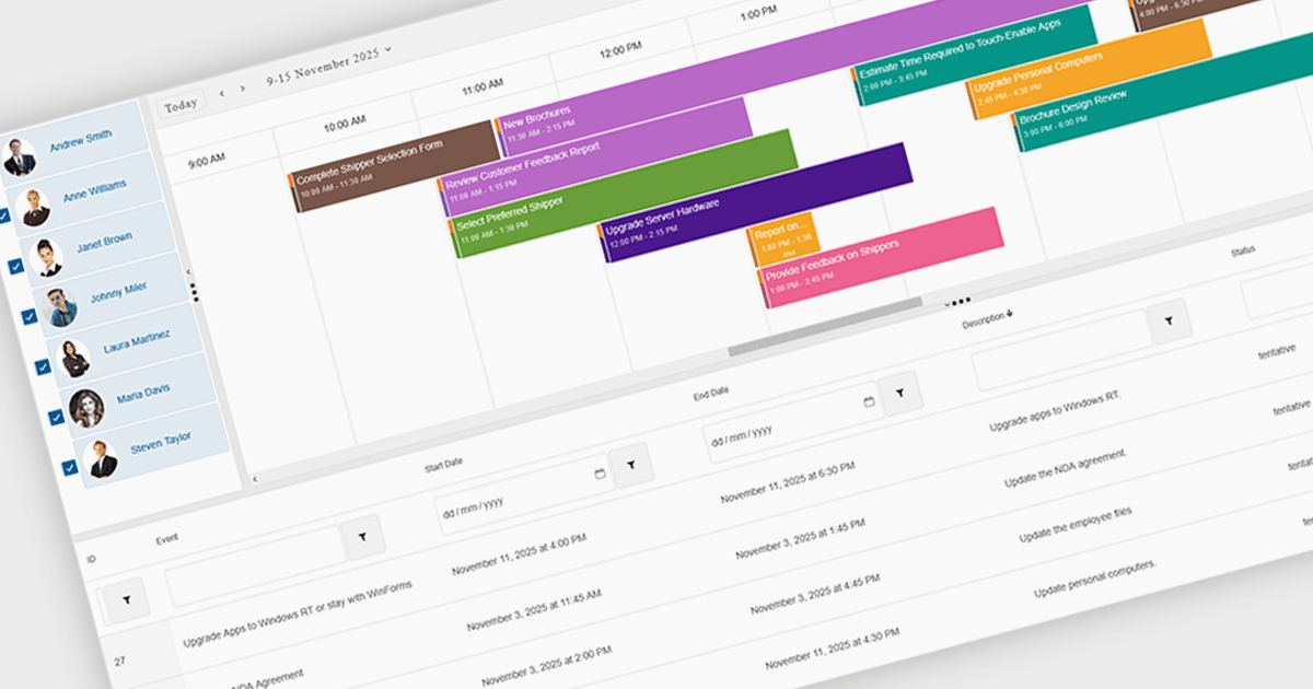 Build Interactive Scheduling Into Your UI