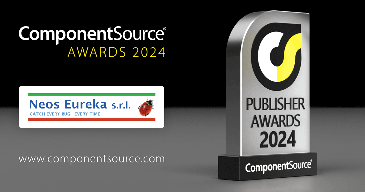 Neos Eureka Gewinnt ComponentSource-Award