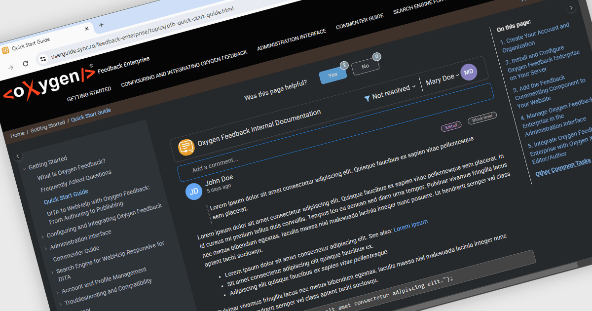 Improve Document Feedback Collection