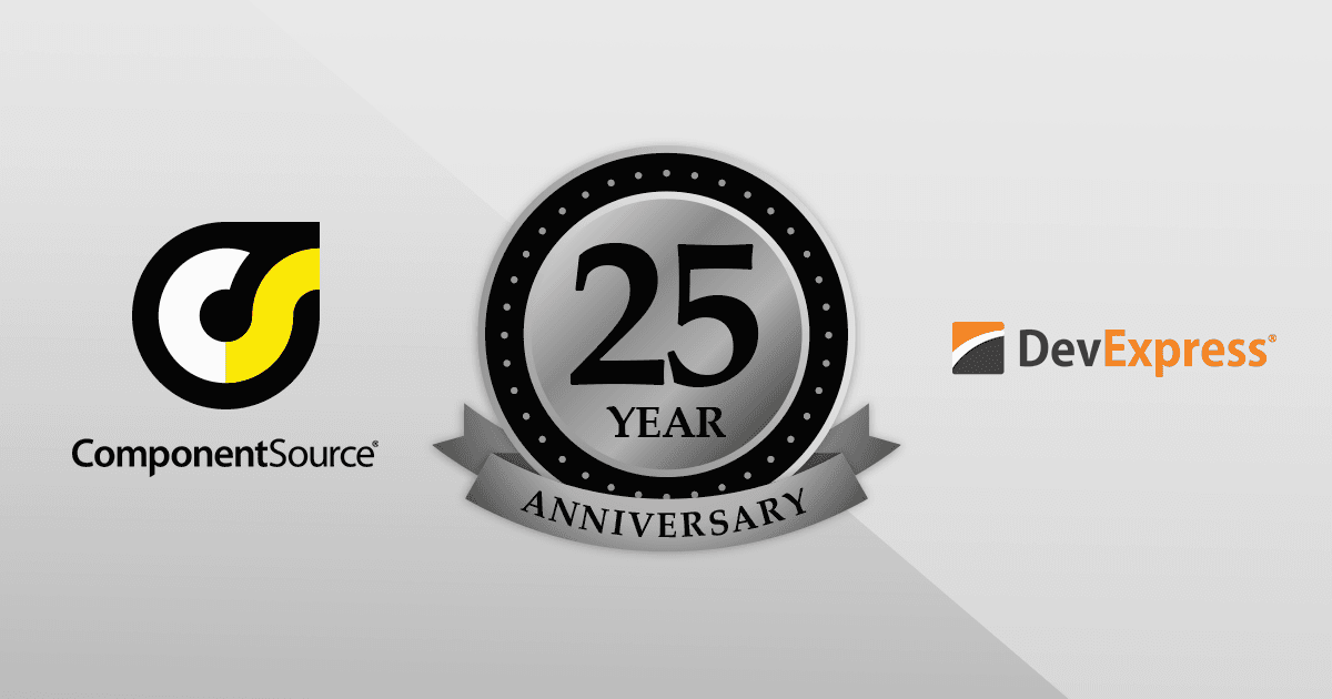 Celebrando a parceria de 25 anos com a DevExpress
