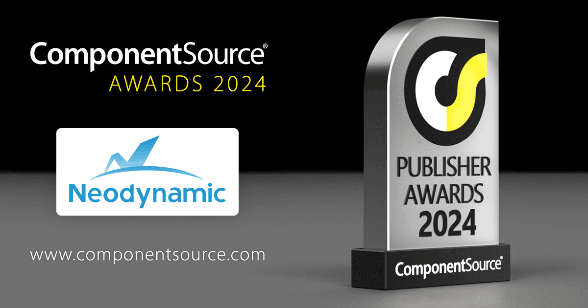 Neodynamic Wins ComponentSource Award
