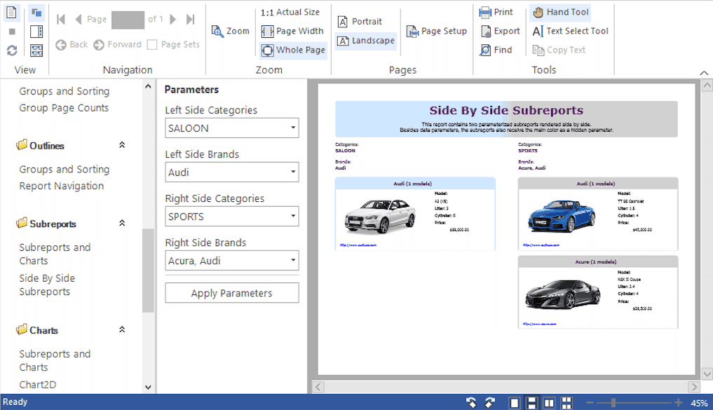 ComponentOne WinForms FlexViewer 产品图片