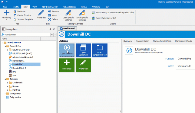 Quickly launch highly-secure connections to privileged sessions, remote servers, virtual machines, websites and applications, all from a single platform.