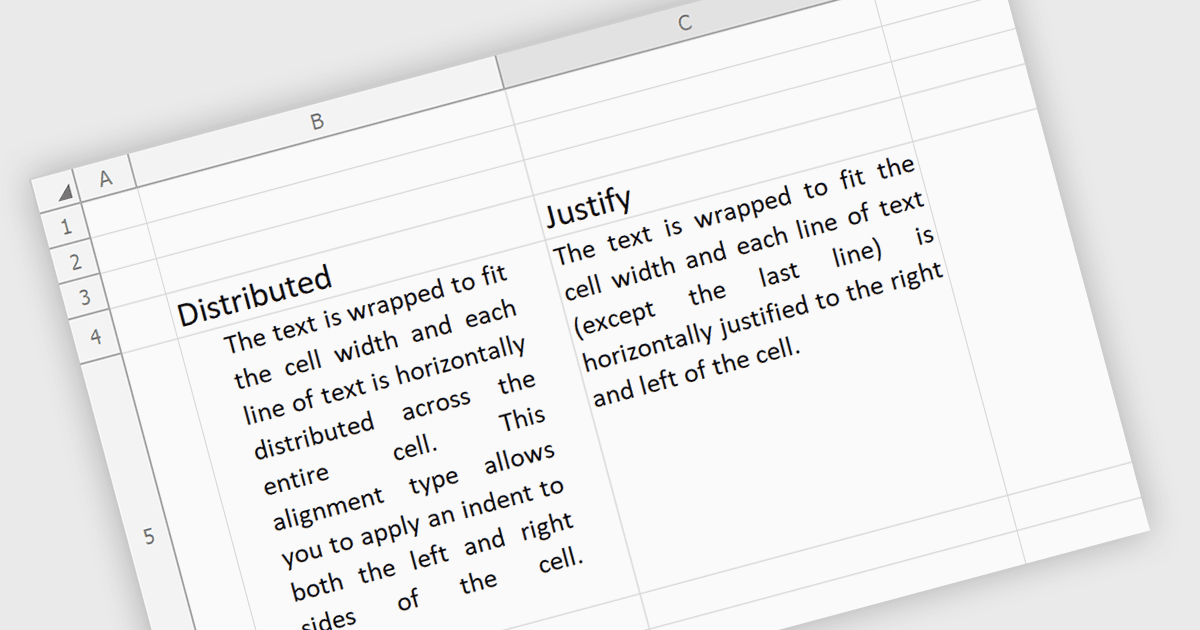 Enhance Readability when Creating Spreadsheets