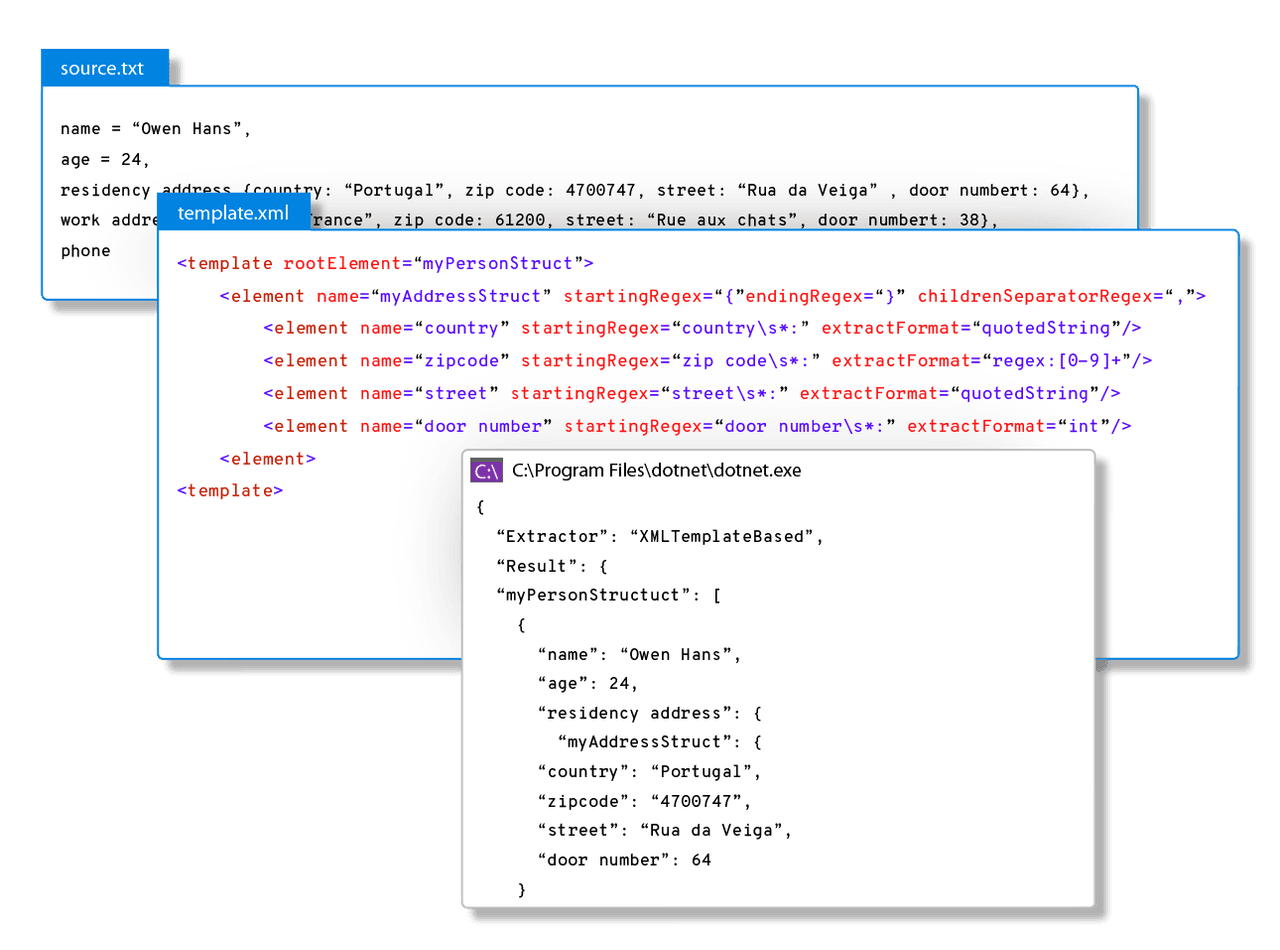 Parse text and extract data from text and HTML files to increase workflow productivity.