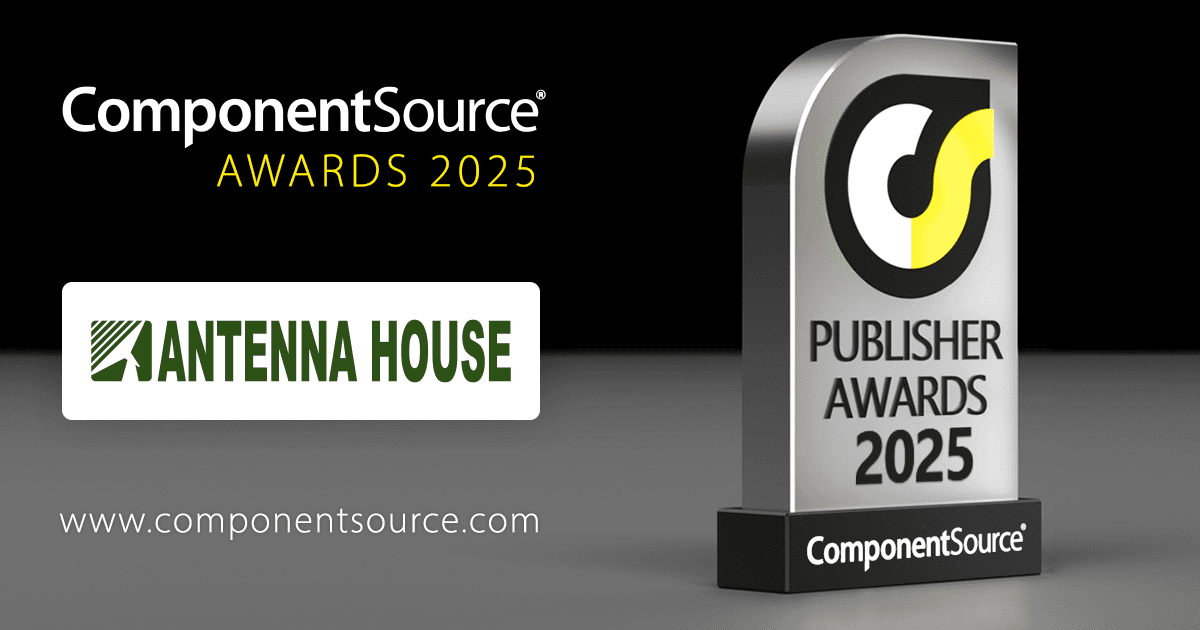Antenna House Wins ComponentSource Award