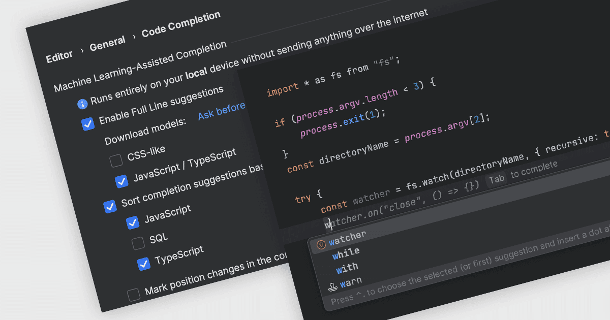 Code Faster with Full Line Local AI Code Completion