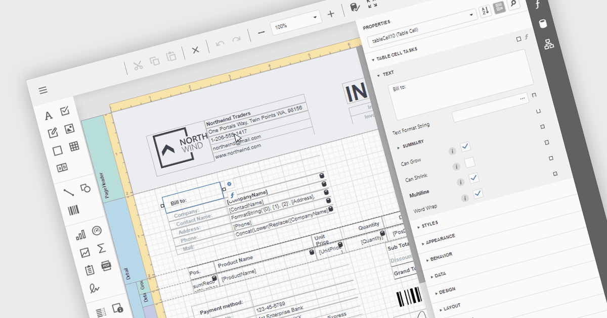 Selbstbedienungs-Report-Design und -Bearbeitung aktivieren
