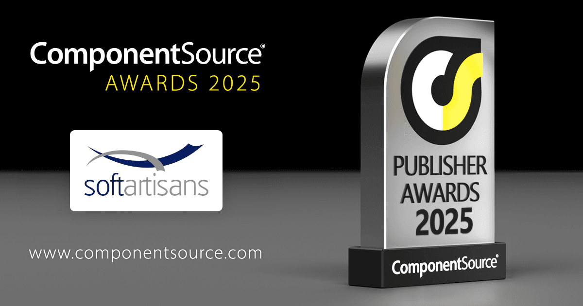 SoftArtisans Wins ComponentSource Award