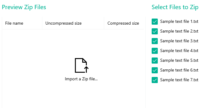 Telerik UI for WinUI ZipLibrary 產品圖片