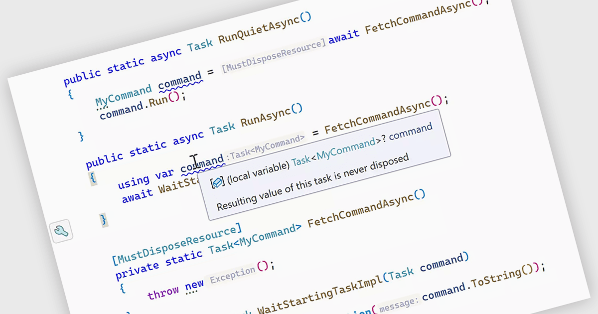 Manage Resources in Async Code More Effectively