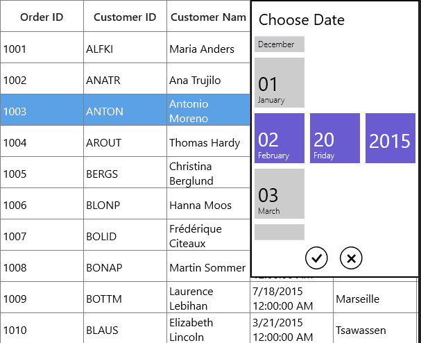 Syncfusion UWP Data Editors product image