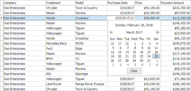 DevExpress VCL Data Editors product image