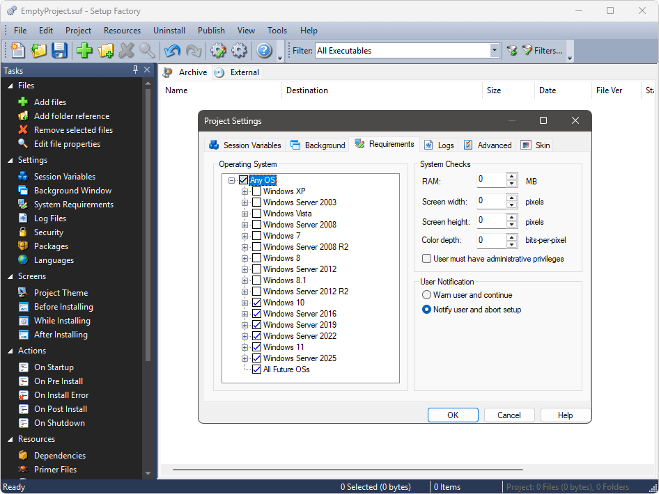 Setup Factory Produktbild